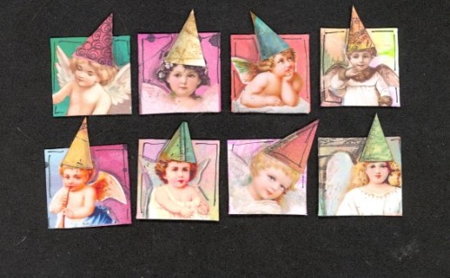 Cherubs with pointy hats